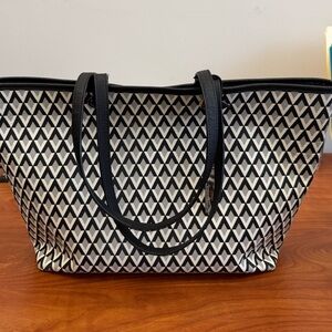 Vince Camuto Monochrome Geometric Tote